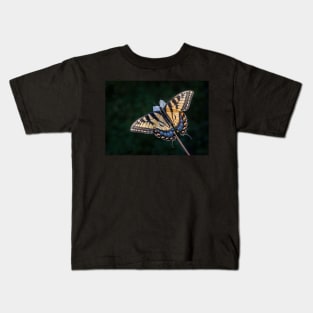 Tiger Swallowtail Butterfly backlit Kids T-Shirt